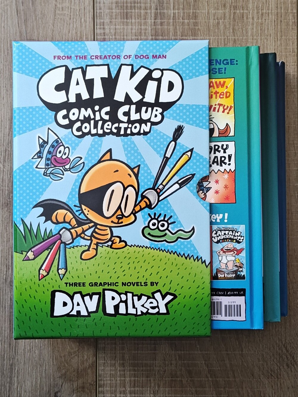 Cat Kid Comic Club Collection by David Pilkey Books 1 - 3